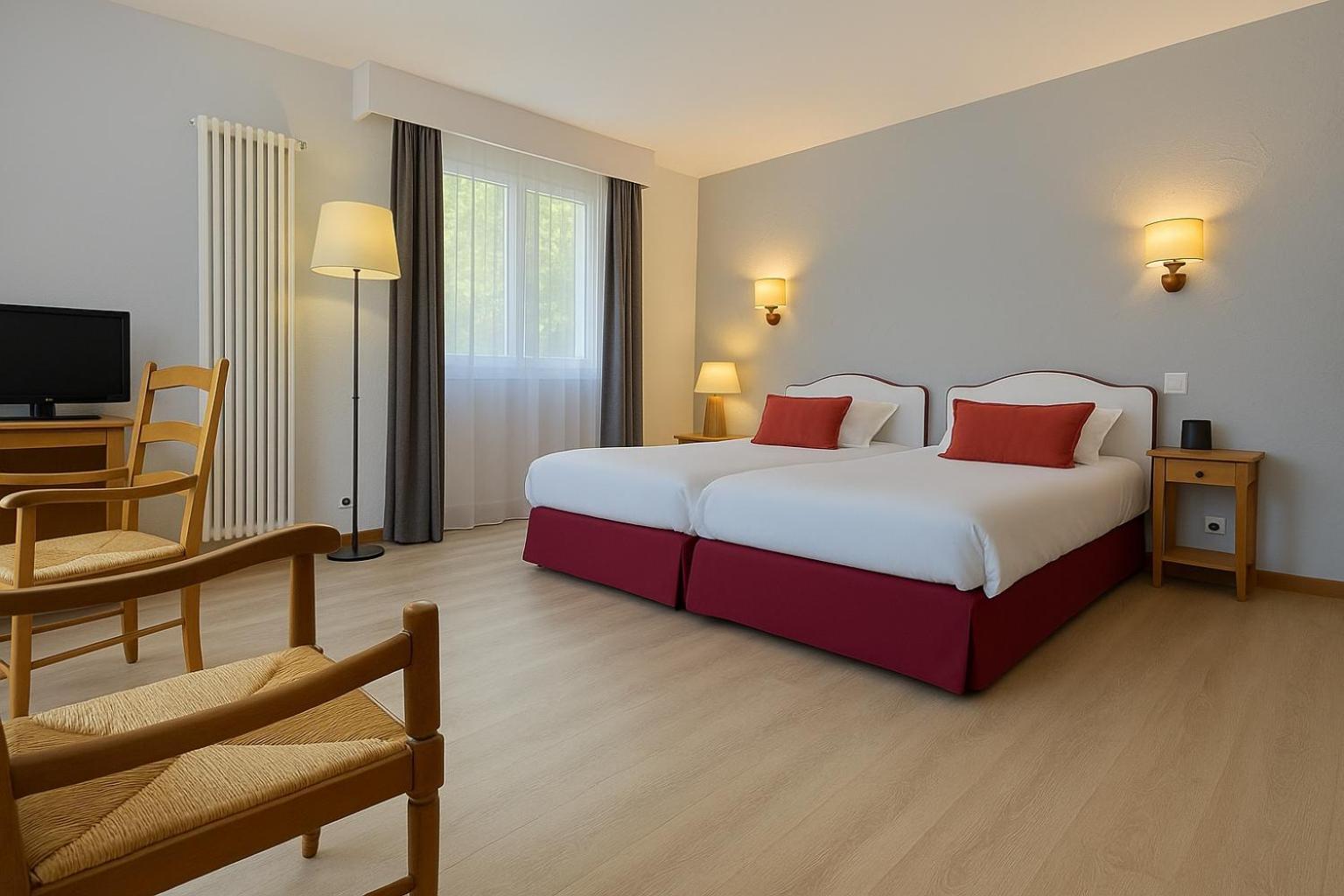 Logis Hotel, Chalets Et Restaurant Les Chatelmines La Bresse Luaran gambar
